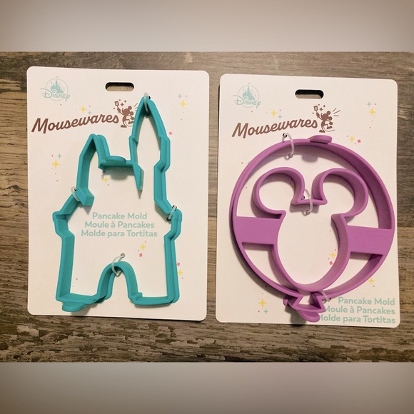 Disney Mouseware Cinderella Castle and Mickey Mouse balloon pancake mold - Picture 1 of 6